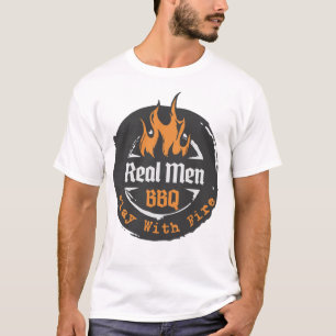 Echte Männer spielen mit GRILLEN-Shirt T-Shirt