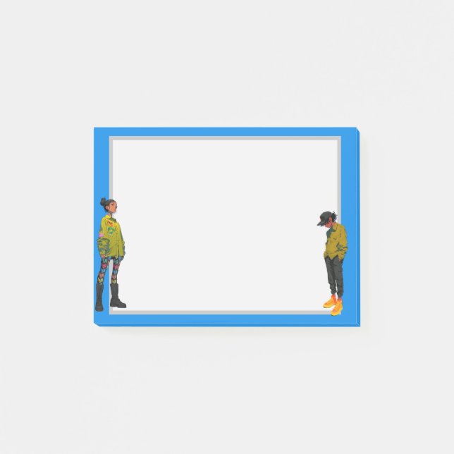 Echte Menschen, Post-it Klebezettel (Vorderseite)