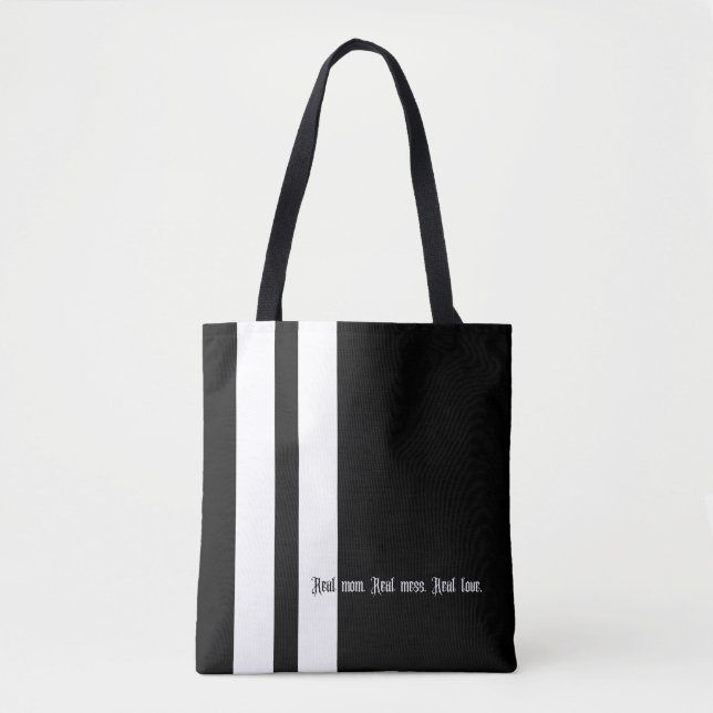 Echte Mutterschaft Echte Liebe Minimalistische Kun Tasche (Vorderseite)