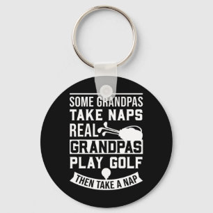 Echte Omas spielen Golf - Bester Opa Golfer Vater Schlüsselanhänger