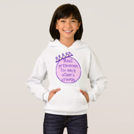 Echte Prinzessinnen reparieren sich gegenseitig Kr Hoodie