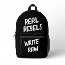 Echte Rebellen schreiben roh, cool schwarz