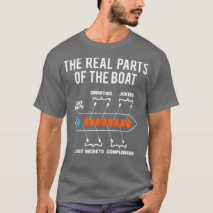 Echte Teile des Bootdrachenlaufes T-Shirt