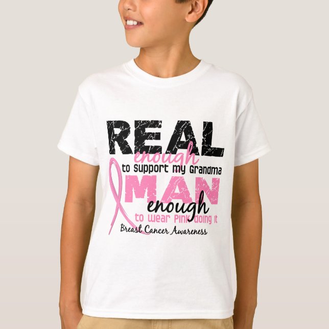 Echter, ausreichender Mensch, genug Oma 2 Brustkre T-Shirt (Vorderseite)