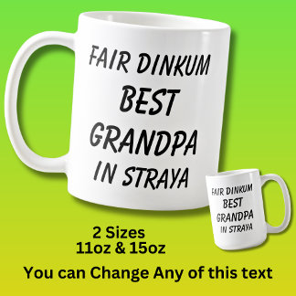 Echter BESTER OPAPA in Straya (Australien) Kaffeetasse
