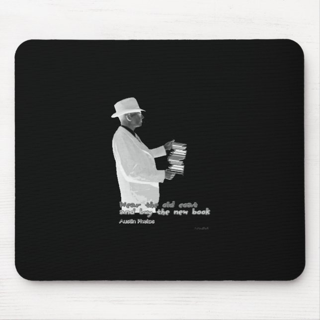 Echter Booklover Mousepad (Vorne)
