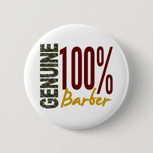 Echter Friseur Button