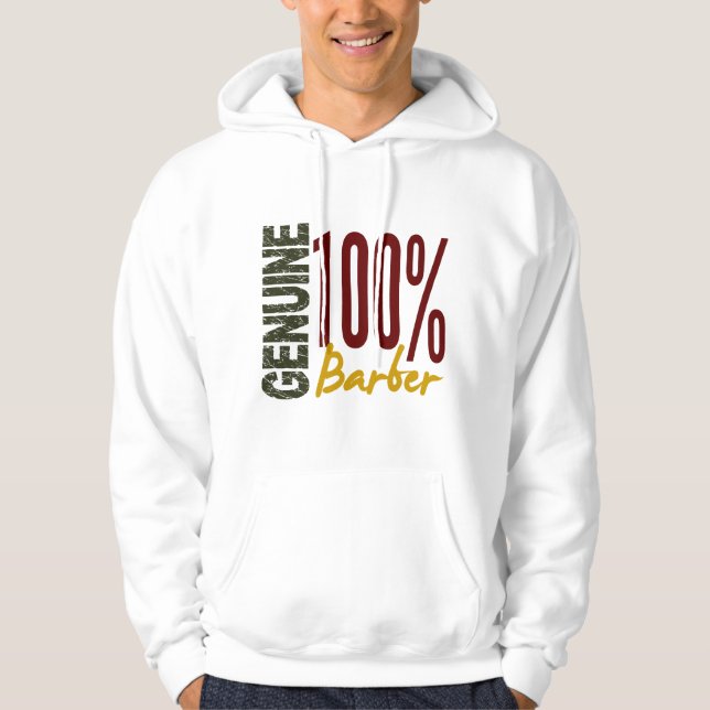 Echter Friseur Hoodie (Vorderseite)