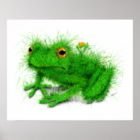 "Echter Grasfrosch" - Zeichnend