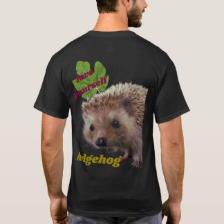echter Igel auf einem T - Shirt