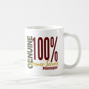 Echter Kundendienst-Manager Kaffeetasse