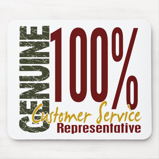 Echter Kundendienstmitarbeiter Mousepad (Vorne)