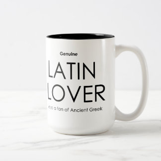 Echter Latein-Liebhaber -- auch ein Fan des Altgri Zweifarbige Tasse