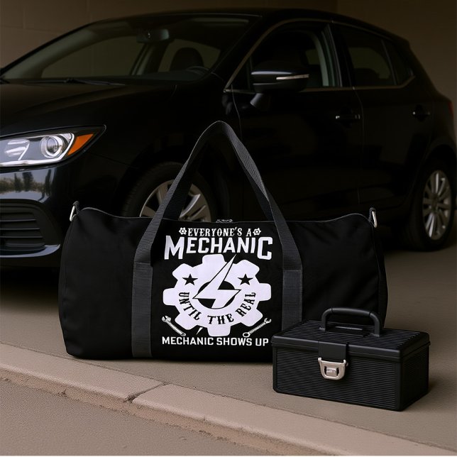 Echter Mechaniker erscheint Duffle Bag (Von Creator hochgeladen)