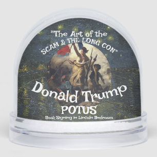 Echter politischer Skandal die Kunst " Trump Trump Schneekugeln