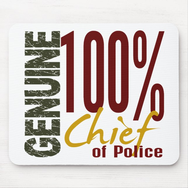 Echter Polizeichef Mousepad (Vorne)