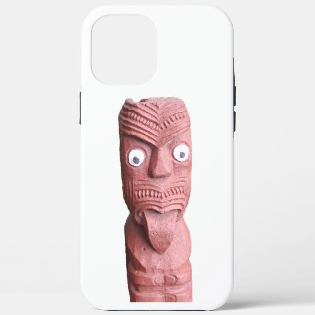 Echter Tiki-Wächter Case-Mate iPhone Hülle (Rückseite)