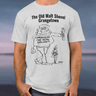 Echtes Ale oder Micro Pub Lustige Karikatur Betrun T-Shirt