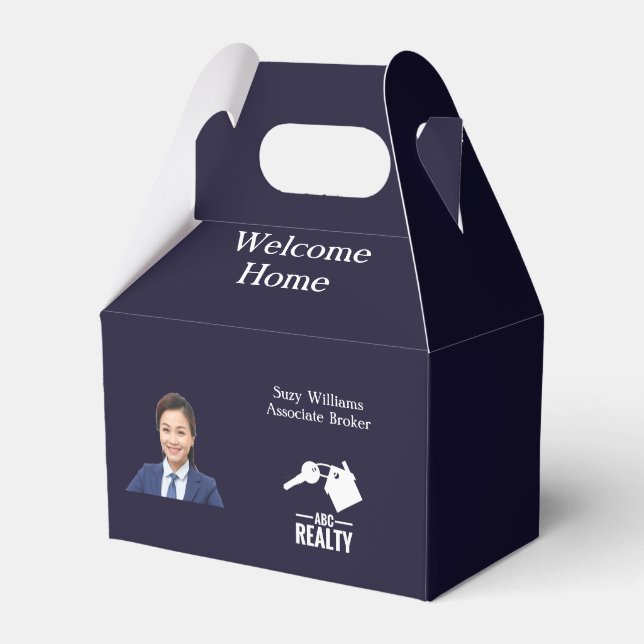 Echtes Anwesen Client Dk Blue Closing Geschenkbox Geschenkschachtel (Vorderseite)