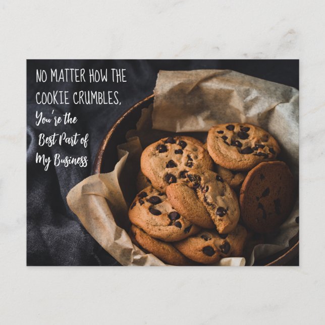 Echtes Anwesen COOKIE Referras Marketing Mailer Ankündigungspostkarte (Vorderseite)