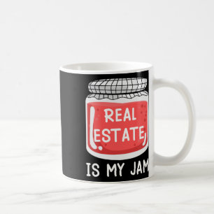 Echtes Anwesen ist mein Jam Sticker Kaffeetasse