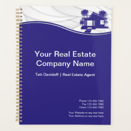 Echtes Anwesen. Konstruktion. Blue Silver Planer