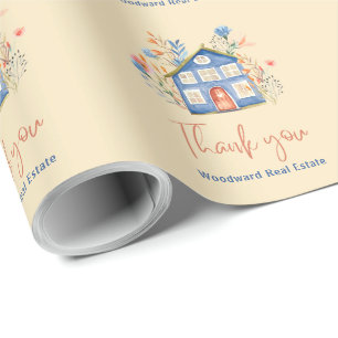 Echtes Anwesen Vielen Dank Promotions Marketing Tr Geschenkpapier