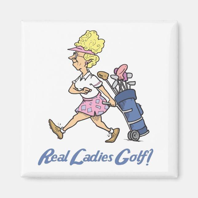 echtes Damen-Golf Magnet (Vorne)