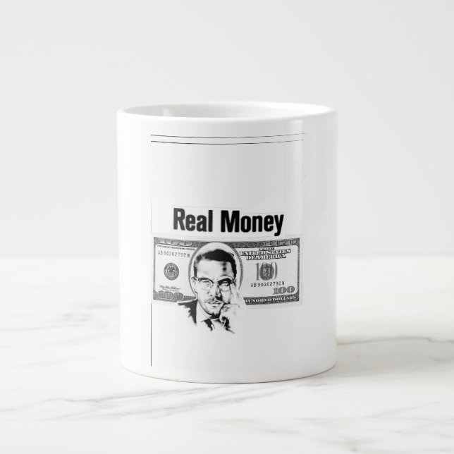 Echtes Geld Jumbo-Tasse (Vorderseite)