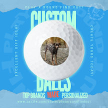 Echtes individuelles Fotogeschenk für Golfer Title