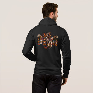 Echtes Kriechen Skelett Hoodie