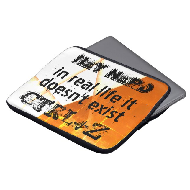 Echtes Leben gibt es kein Undo, Nerd-Version - ora Laptopschutzhülle (Vorne Oben)