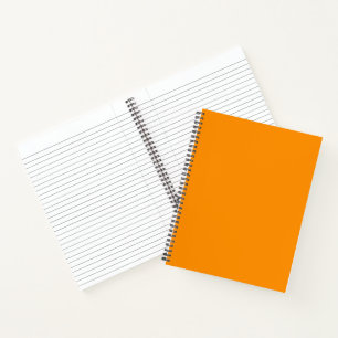 Echtes Princeton Orange Notizbuch