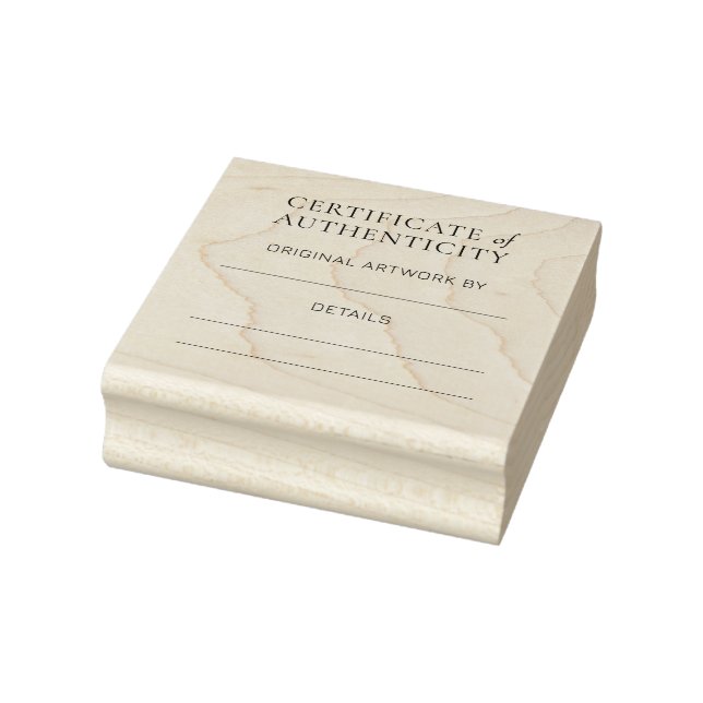 Echtheitsbescheinigung Ausfüllen Gummistempel (Stempel)