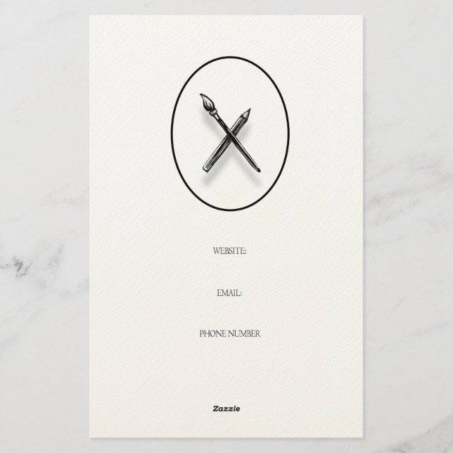 Echtheitsbescheinigung Briefpapier (Rückseite)