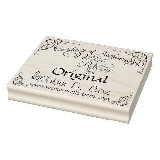 Echtheitsbescheinigung ~ Original Gummistempel