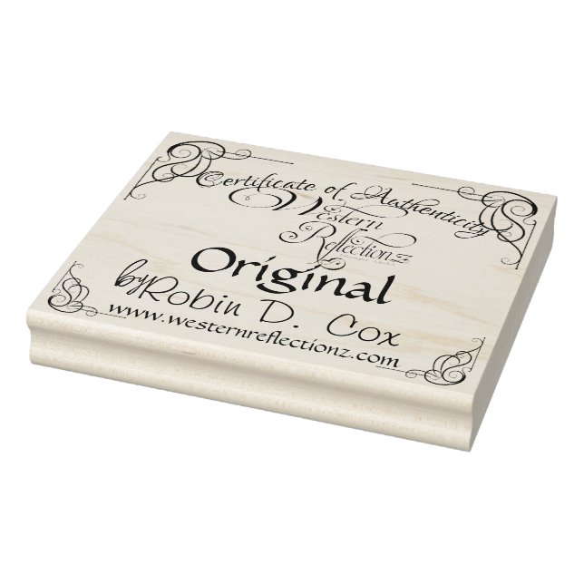 Echtheitsbescheinigung ~ Original Gummistempel (Stempel)