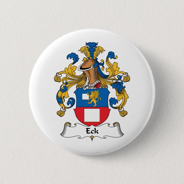 Eck Familienwappen Button (Vorderseite)
