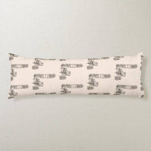 Ecke Buchliebhaber in Linen Seitenschläferkissen