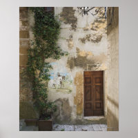Ecke der schmalen Gasse in der alten Stadt