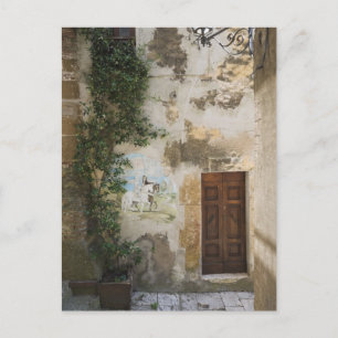 Ecke der schmalen Gasse in der alten Stadt Postkarte