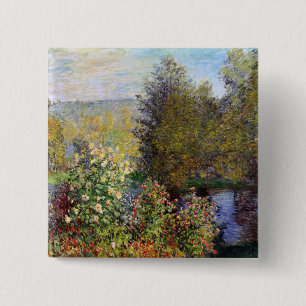 Ecke des Gartens von Montgeron - Claude Monet - Button
