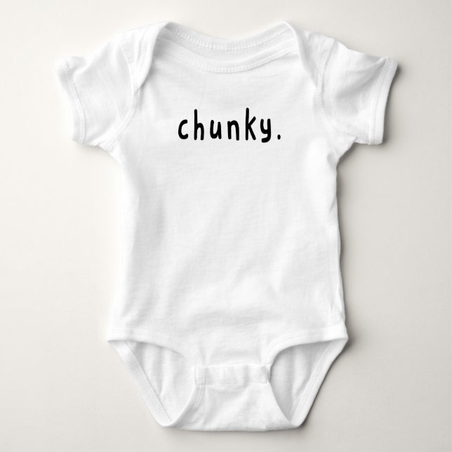 Ecke Kinder und Babys - chunky - Funny Newborn Baby Strampler (Vorderseite)