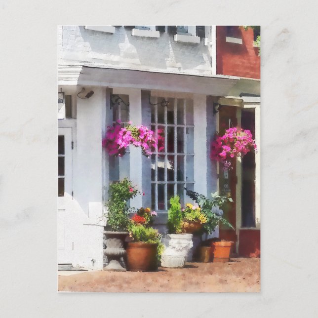Ecke King Street und S Alfred Alexandria VA Postkarte (Vorderseite)
