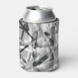 Ecke mit quadratischen Acrylteilen, grau bis weiß Dosenkühler