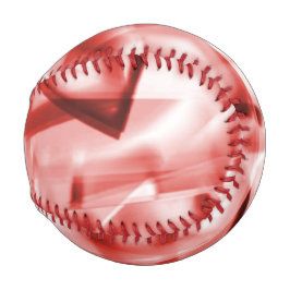 Ecke mit quadratischen Acrylteilen, rot bis lachsf Baseball