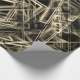 Ecken und beige Nebel Geschenkpapier