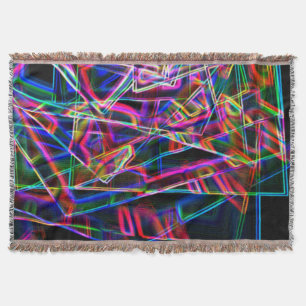 Ecken und farbenfrohe Neonecken Decke