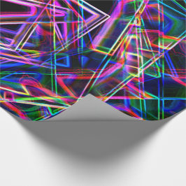 Ecken und neunfarbige Punkte Geschenkpapier