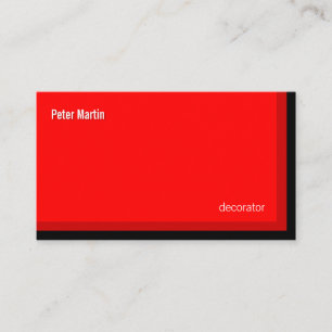 Eckrot-Karte Visitenkarte